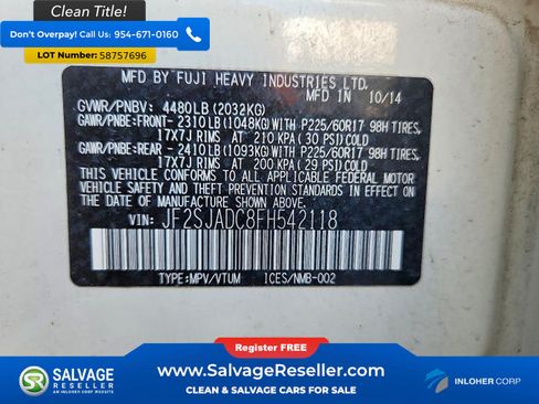 Used 2015 Subaru Forester 2.5i Premium AWD/4WD image 16