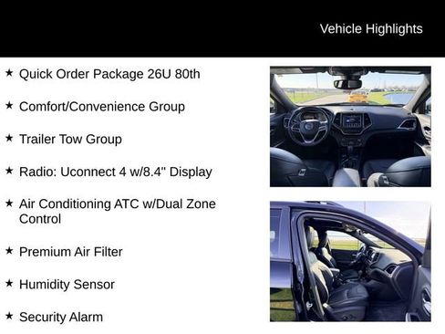 Used 2021 Jeep Cherokee Latitude Lux 80th Anniv w/ Quick Order Package 26U 80TH image 12