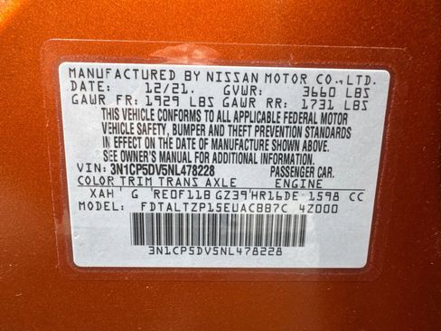 Used 2022 Nissan Kicks SR w/ Premium Package FWD image 27