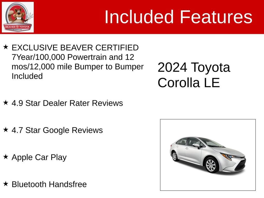 Used 2024 Toyota Corolla LE FWD image 4