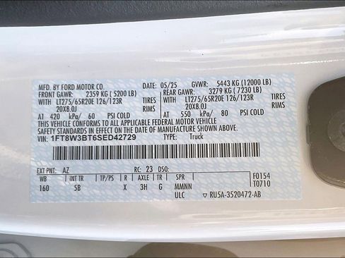 New 2025 Ford F350 Lariat w/ Lariat Ultimate Package image 13