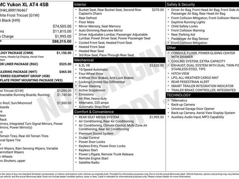 Used 2024 GMC Yukon XL AT4 w/ Technology Package AWD/4WD image 40