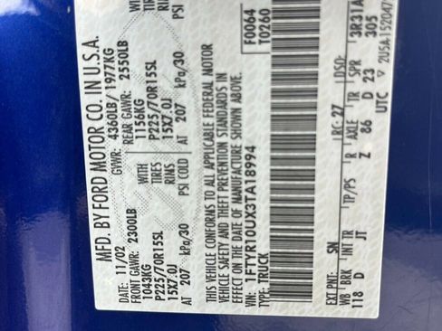 Used 2003 Ford Ranger 2WD Regular Cab image 29