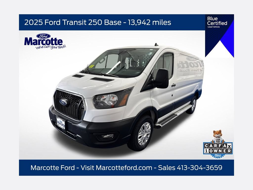 Certified 2025 Ford Transit 250 Low Roof w/ Exterior Upgrade Package RWD 360° Tour