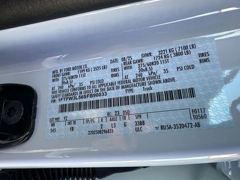 New 2025 Ford F150 XLT w/ Equipment Group 302A MID image 21