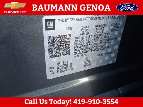 Used 2019 Chevrolet Equinox Premier w/ LPO, Floor Liner Package FWD image 27