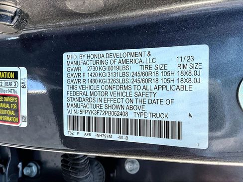 Used 2023 Honda Ridgeline RTL-E image 34