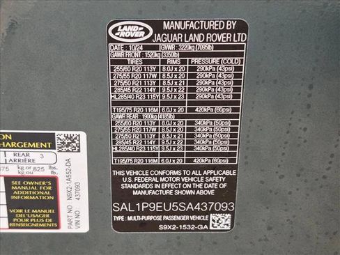 Certified 2025 Land Rover Range Rover Sport SE AWD/4WD image 26