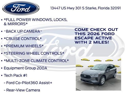 New 2026 Ford Escape Active w/ Tech Pack #1 image 10