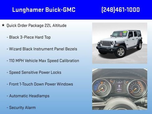 Used 2022 Jeep Wrangler Unlimited Sport AWD/4WD image 12