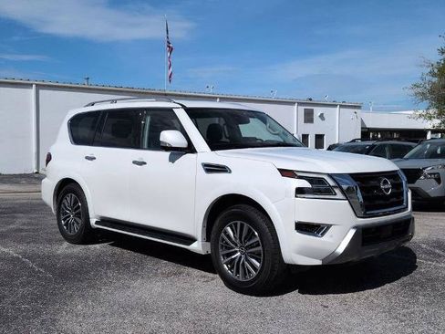 Certified 2024 Nissan Armada SL w/ Captain's Chairs Package RWD image 2