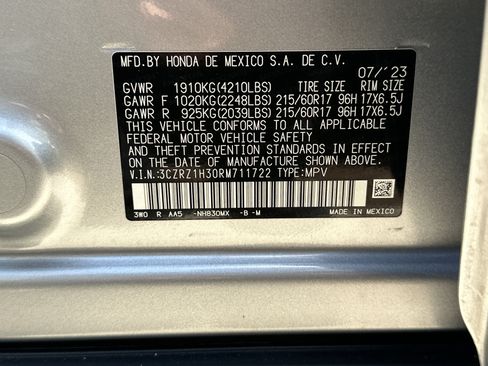 Used 2024 Honda HR-V LX image 35