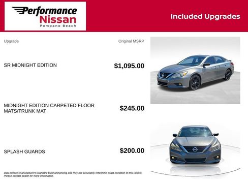 Certified 2018 Nissan Altima 2.5 SR w/ SR Midnight Edition FWD image 7