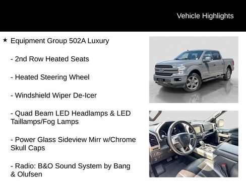 Used 2020 Ford F150 Lariat w/ Equipment Group 502A Luxury AWD/4WD image 11