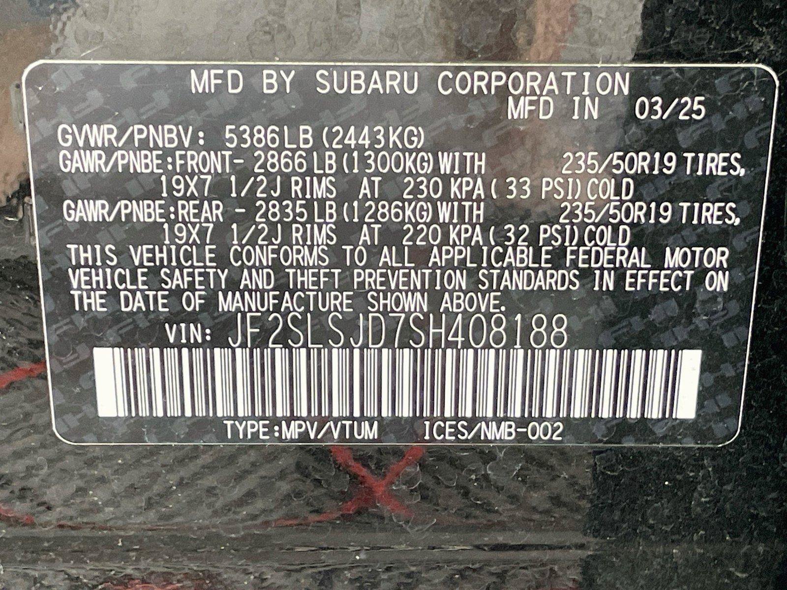 Used 2025 Subaru Forester Sport w/ Protection Package (1PH) AWD/4WD image 35