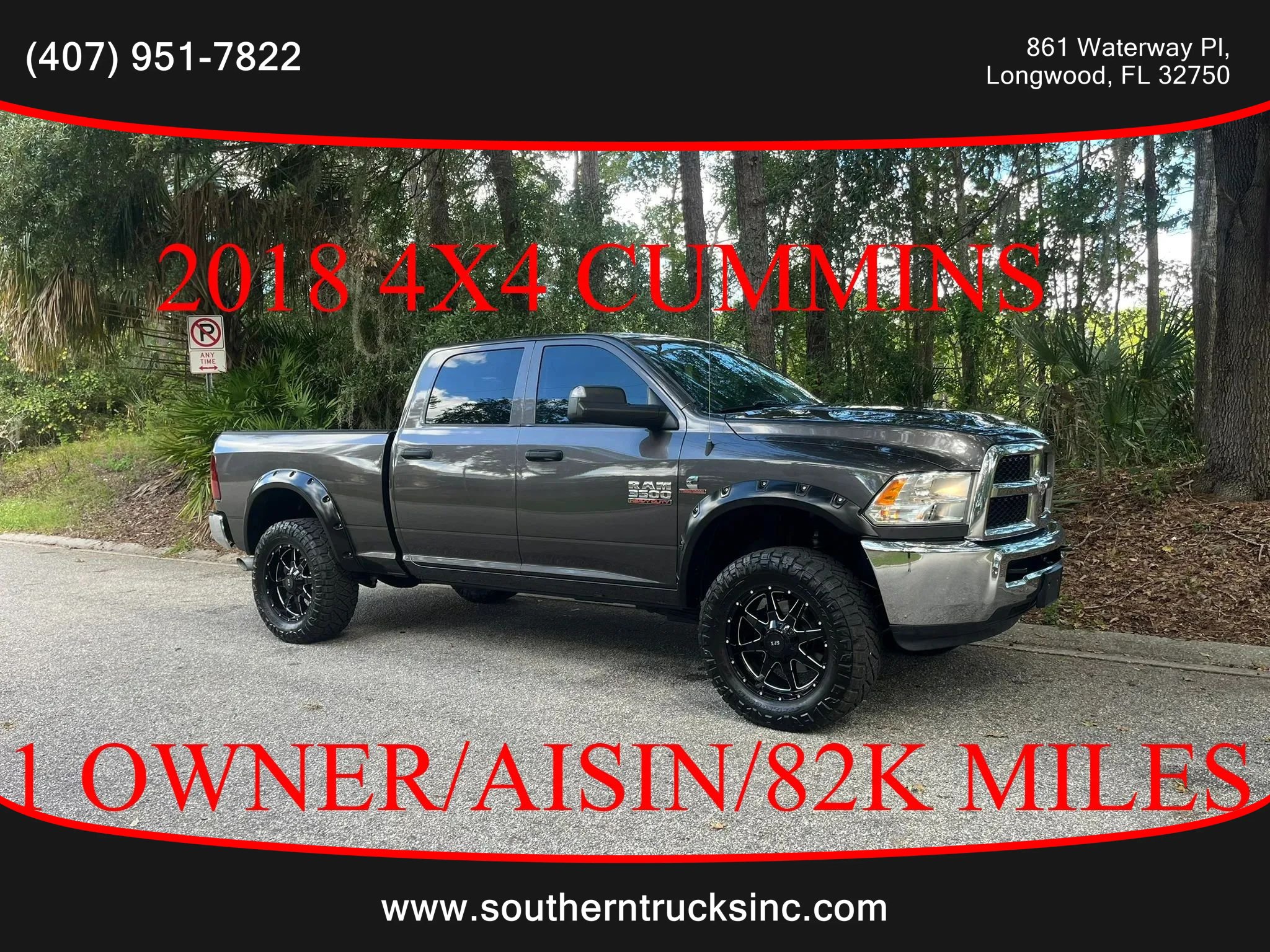 Used 2018 RAM 3500 Tradesman w/ Chrome Appearance Group AWD/4WD image 1