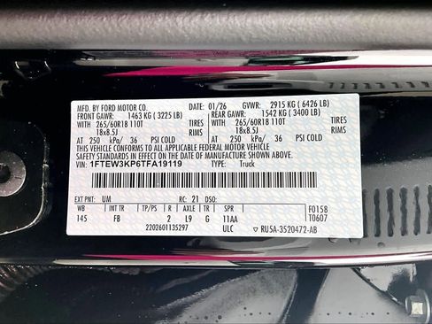 New 2026 Ford F150 XLT w/ XLT Black Appearance Package image 16