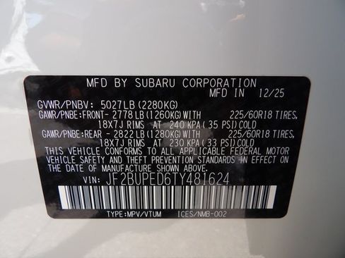 Certified 2026 Subaru Outback Touring AWD/4WD image 34