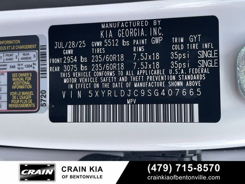 New 2025 Kia Sorento S image 36