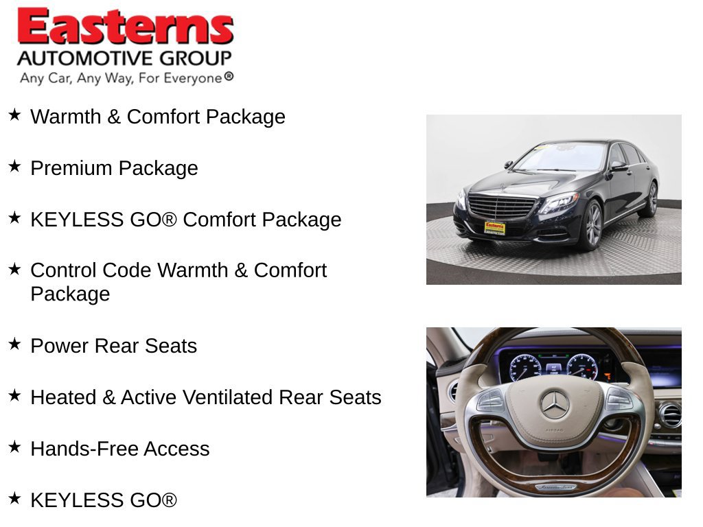 Used 2017 Mercedes-Benz S 550 4MATIC Sedan w/ Premium Package image 12