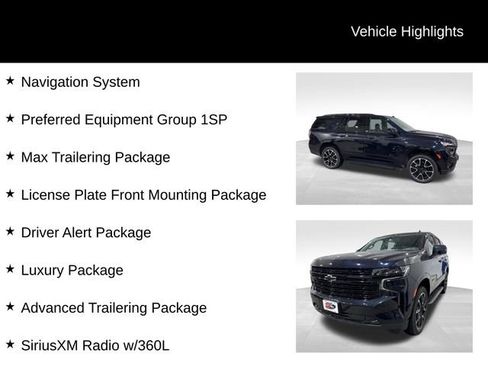 Certified 2023 Chevrolet Tahoe RST w/ Luxury Package image 3
