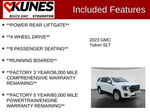 Used 2023 GMC Yukon SLT AWD/4WD image 3
