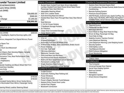 Used 2022 Hyundai Tucson Limited AWD/4WD image 36