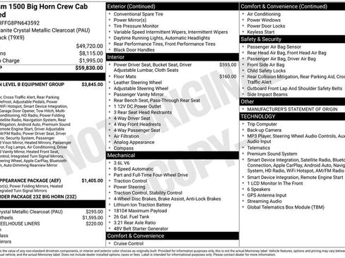 Used 2023 RAM 1500 Big Horn AWD/4WD image 2