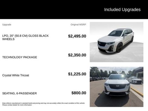Used 2024 Cadillac XT6 Sport w/ Technology Package AWD/4WD image 8