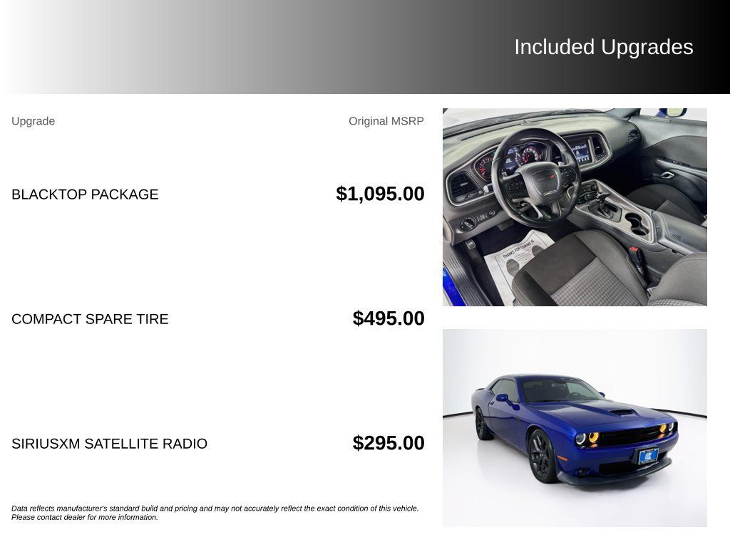 Used 2022 Dodge Challenger GT w/ Blacktop Package RWD image 5