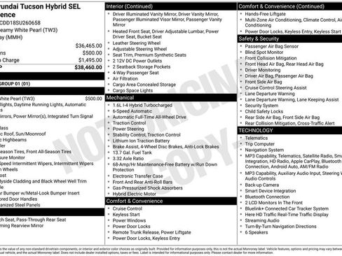Certified 2025 Hyundai Tucson SEL AWD/4WD image 24