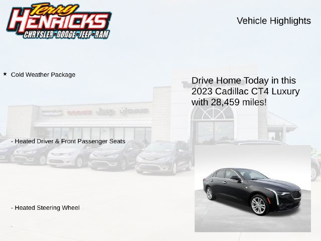 Used 2023 Cadillac CT4 Luxury AWD/4WD image 4