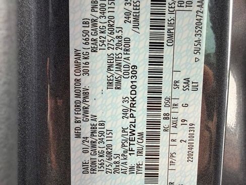 Used 2024 Ford F150 STX w/ STX Black Appearance Package AWD/4WD image 28