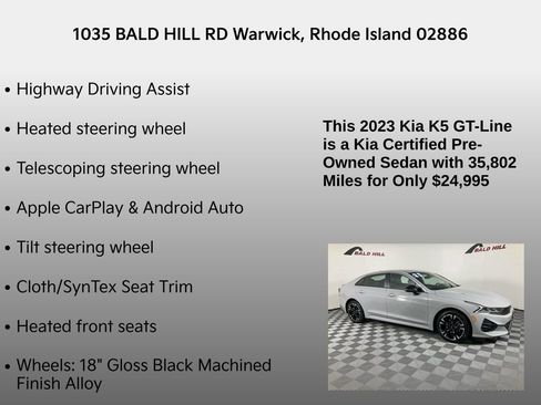 Used 2023 Kia K5 GT-Line w/ GT-Line Premium Package image 26