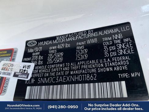 Used 2022 Hyundai Tucson SEL w/ Convenience + Premium Package FWD image 24