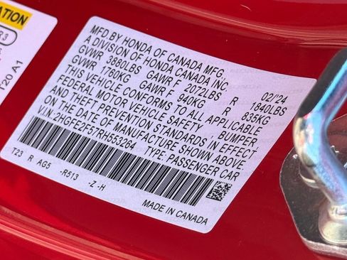 Certified 2024 Honda Civic Sport image 33