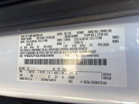 Used 2018 Ford Transit 350 XL RWD image 47