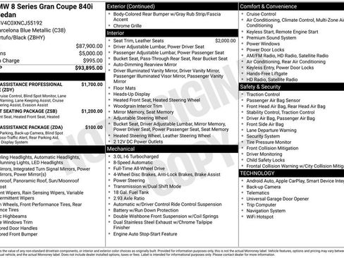 Used 2022 BMW 840i Gran Coupe xDrive image 3