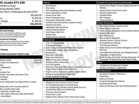 New 2026 GMC Acadia AT4 AWD/4WD image 5