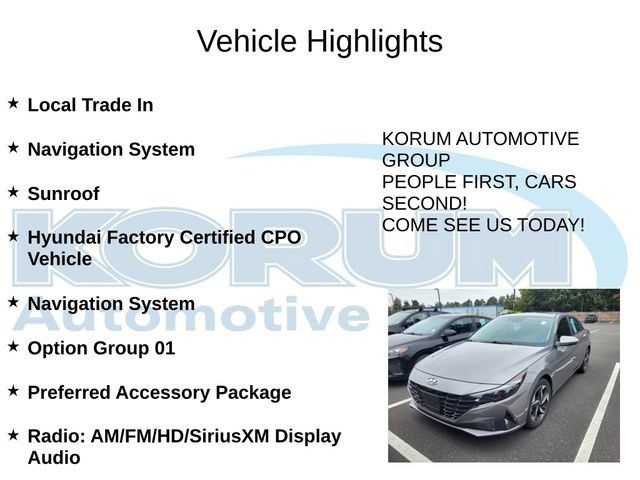 Used 2022 Hyundai Elantra Limited w/ Preferred Accessory Package FWD image 4