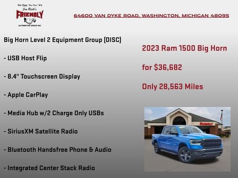 Used 2023 RAM 1500 Big Horn AWD/4WD image 25