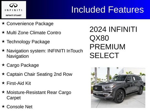 Certified 2024 INFINITI QX80 Premium Select w/ Cargo Package AWD/4WD image 4
