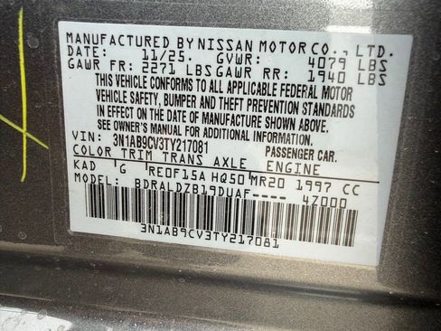 New 2026 Nissan Sentra SV image 32