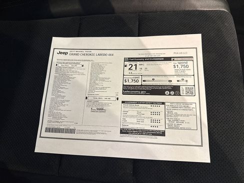 Used 2017 Jeep Grand Cherokee Altitude image 53