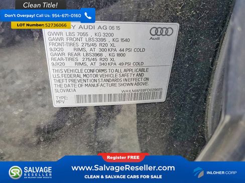 Used 2015 Audi Q7 TDI Premium Plus w/ Premium Plus Package AWD/4WD image 17