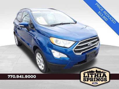 Certified 2018 Ford EcoSport SE