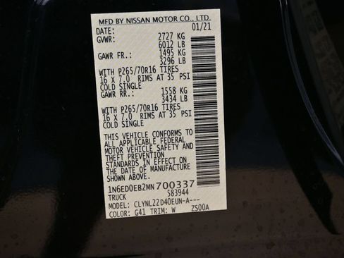 Used 2021 Nissan Frontier SV AWD/4WD image 36