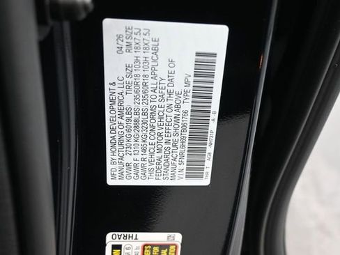 New 2026 Honda Odyssey EX-L image 18