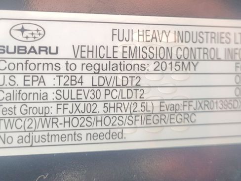 Used 2015 Subaru Outback 2.5i Premium image 36