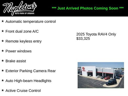 Used 2025 Toyota RAV4 LE AWD/4WD image 1
